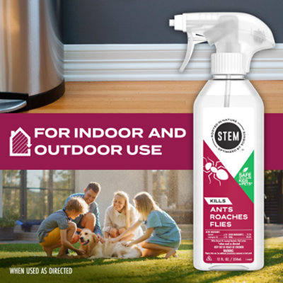 STEM Kills Ants Roaches Flies Indoor And Outdoor Plant Based Insecticide Bug Spray - 12 Fl. Oz. - Image 5