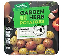 Signature Farms Potatoes Bite Size Garden Herb - 16 OZ