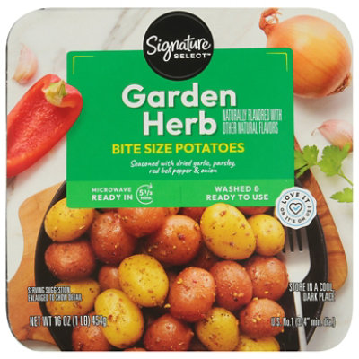 Signature Farms Potatoes Bite Size Garden Herb - 16 OZ