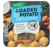 Signature Farms Potatoes Bite Size Loaded - 16 OZ