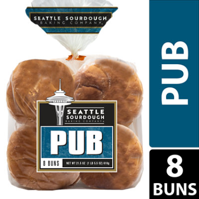 Seattle International Pub Bun 8s - 8 CT