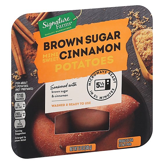 Signature Farms Sweet Potato Mini Brown Sugar Cinnamon - 12 OZ