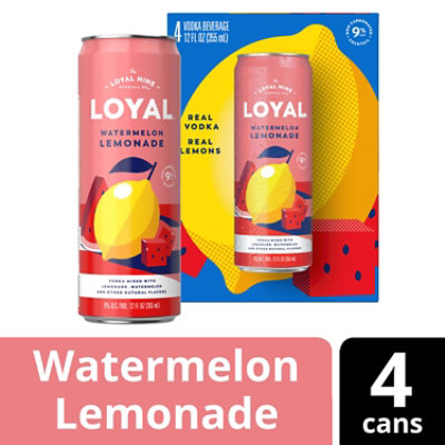 Loyal 9 Watermelon Lemonade In Cans 412 FZ Albertsons