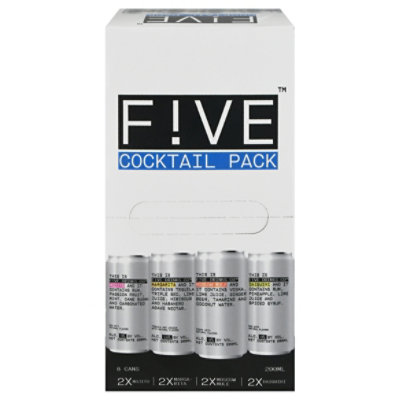 Five Cocktail Variety Pack - 8-200ML - Image 3