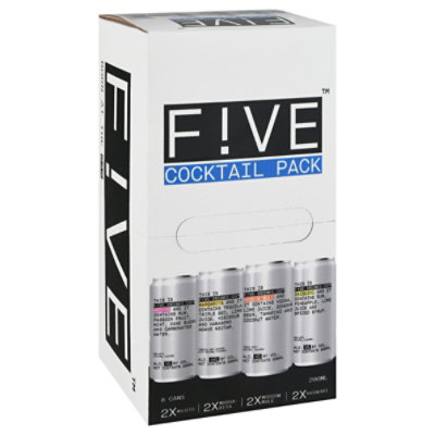 Five Cocktail Variety Pack - 8-200ML - Image 1