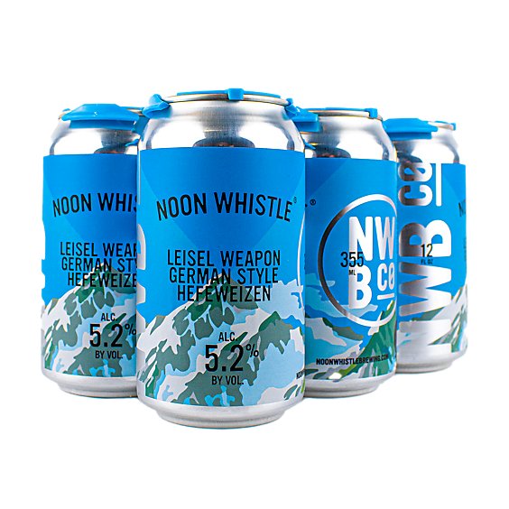 Noon Whistle Leisel Weapon Hefe In Cans - 6-12 FZ