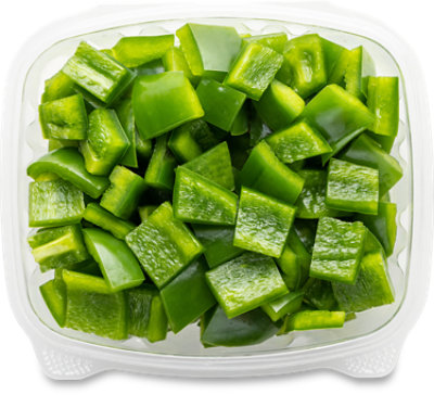 Peppers Green Diced - 8 OZ - Image 1