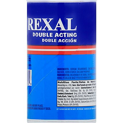 Rexal Double Acting Baking Powder - 8.8 OZ - Image 3