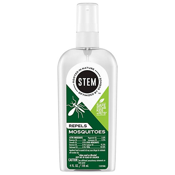 STEM Repels Mosquitoes Mosquito Repellent Spray With Botanical Extracts - 4 Fl. Oz.