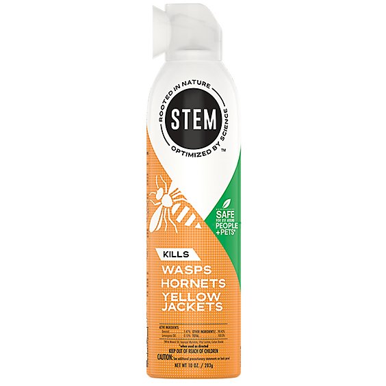 STEM Wasps Hornets And Yellow Jackets Plant Based Insecticide For Outdoor Use - 10 Oz