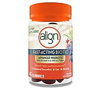 Align Advanced Prebiotic Supplement Fast-acting Biotic Gummies Works In As Little As 7 Days - 46 CT