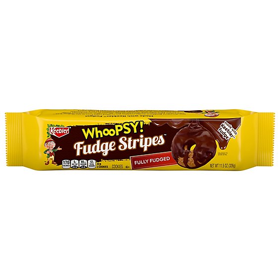 Keebler Frudge Stripes Dipped In Chocolate Tray - 11.5 OZ