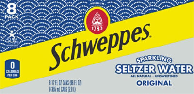 Schweppes Sprklg Original 12oz 8pk - 8-12 FZ - Image 6