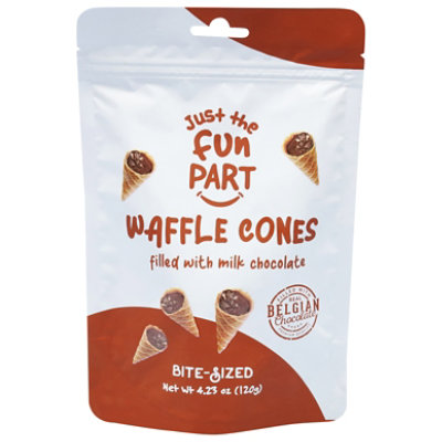 Just The Fun Part Mini Cone Milk Choc - 4.23 0Z - Image 1