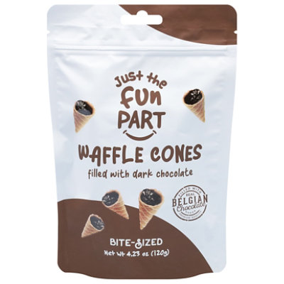 Just The Fun Part Mini Cone Dark Choc - 4.23 OZ - Image 3