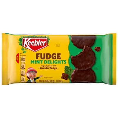 Keebler Fudge Mint Delights Mint Cookies Dunked in Keebler Fudge - 10 Oz - Image 1