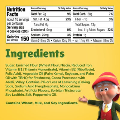 Keebler Fudge Mint Delights Mint Cookies Dunked in Keebler Fudge - 10 Oz - Image 1