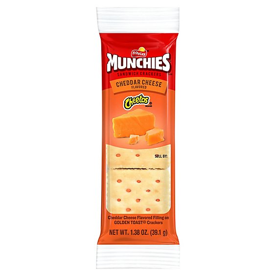 Munchies Cheetos Sandwich Crackers Chedd - EA