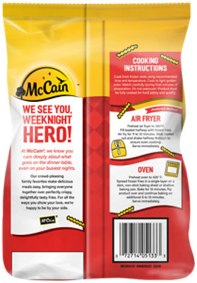 McCain Sweet Potato Crinkle Fries - 19 Oz - Image 2