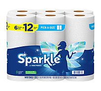 Sparkle Double Roll Paper Towels - 6 Count