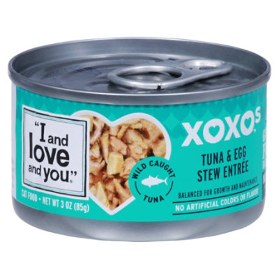 I and love and you XOXOs Tuna & Egg Stew Wet Cat Food - 3 Oz