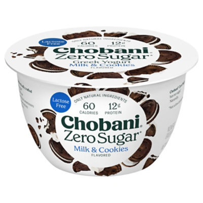 Chobani With Zero Sugar Milk & Cookies - 5.3 OZ