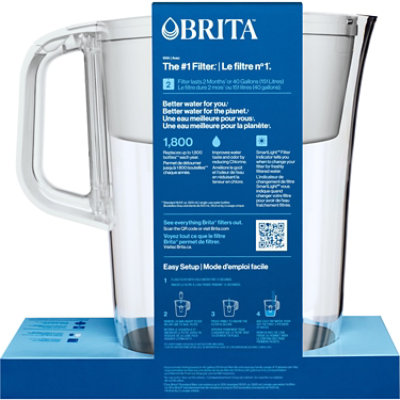 Brita Tahoe Large Water Filter Water Pitcher 10 Cup - Each - Image 2