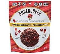 Undercover Dark Chocolate + Pomegranate Quinoa Crisps - 2 Oz