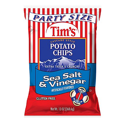 13 Oz Tims Salt & Vinegar Potato Chip - 13 OZ - Image 3