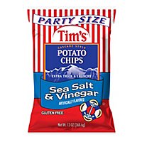 13 Oz Tims Salt & Vinegar Potato Chip - 13 OZ - Image 3