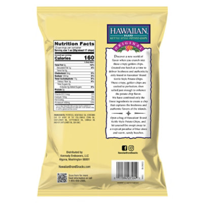 13 Oz Hawaiian Original Kettle Chip - 13 OZ - Image 6