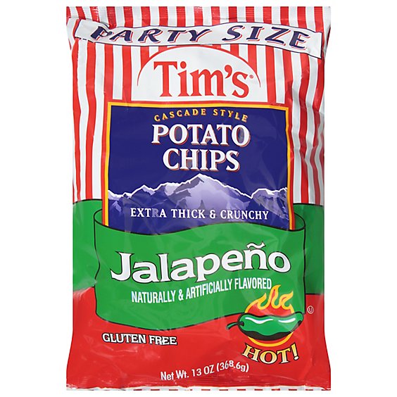 Tims Jalapeno Potato Chip - 13 OZ