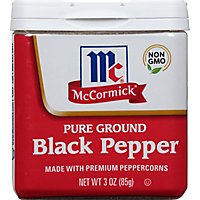 McCormick Pure Ground Black Pepper - 3 Oz - Image 2