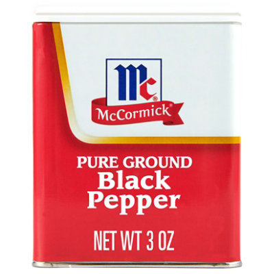 McCormick Pure Ground Black Pepper - 3 Oz - Image 1