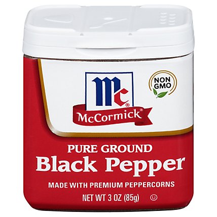 McCormick Pure Ground Black Pepper - 3 Oz - Image 1