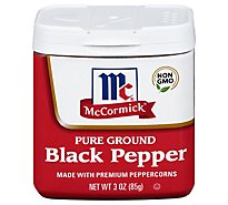 McCormick Pure Ground Black Pepper - 3 Oz