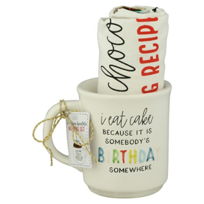 Mud Pie Somebody Bday Mug - EA