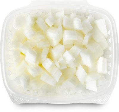 Shaws Diced Yellow Onions - 8 OZ - Image 1