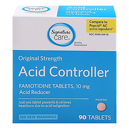 Signature Care Acid Controler Famotidin Tab 10mg - 90 CT - Image 4
