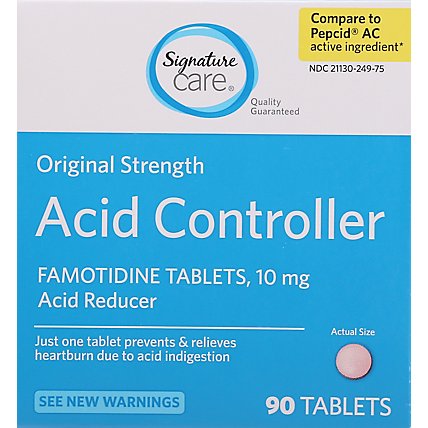 Signature Care Acid Controler Famotidin Tab 10mg - 90 CT - Image 2