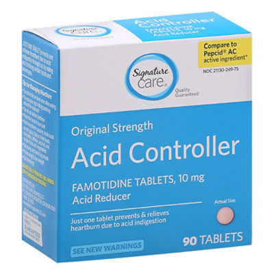 Signature Select/Care Acid Controler Famotidin Tab 10mg - 90 CT