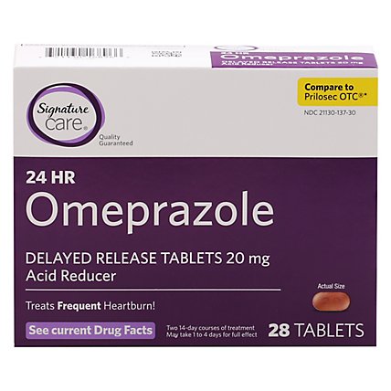 Signature Care Omeprazole Acid Reducer 24hr Tabs - 28 CT - Image 3