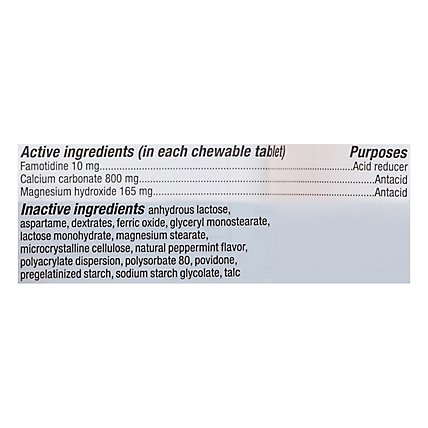 Signature Care Acid Reducer Famotidine Mint Tab - 50 CT - Image 4