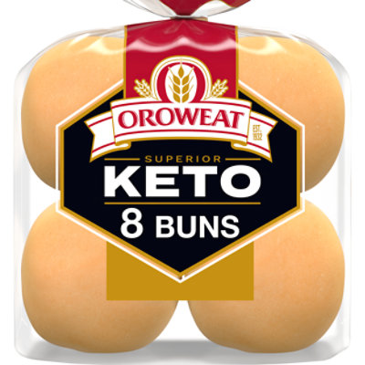 Oroweat Keto Hamburger Buns - 12 Oz