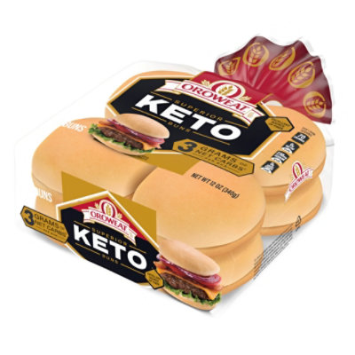 Oroweat Keto Hamburger Buns - 12 Oz - Image 4