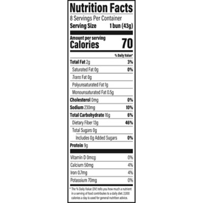 Oroweat Keto Hotdog Buns - 12 Oz - Image 3