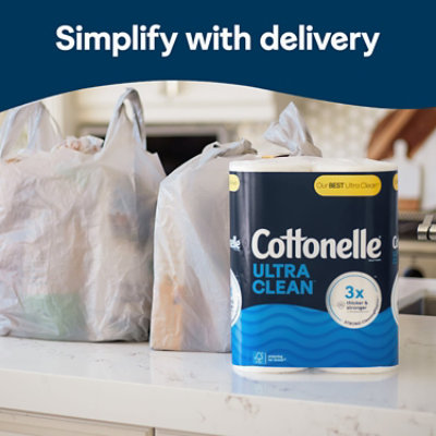 Cottonelle Ultra Clean Toilet Paper Mega Rolls - 6 Count - Image 8