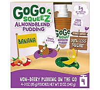 Gogosqueez Pudding Banana - 12 OZ