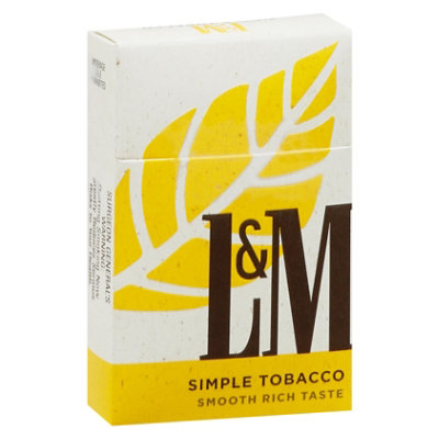 L&m Simple Yellow Box Cigarettes - CTN - Shaw's