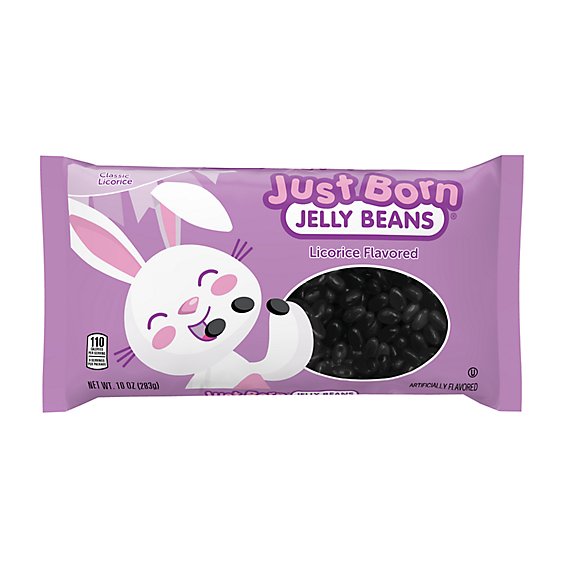 Just Born Easter Licorice Flavored Jelly Beans Candy - 10.0 Oz